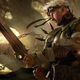 Kazandu Blademaster card art by Michael Komark